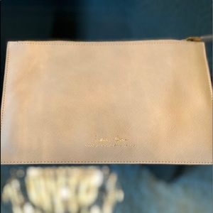 Zippered Pouch in Bridesmaid Ivory